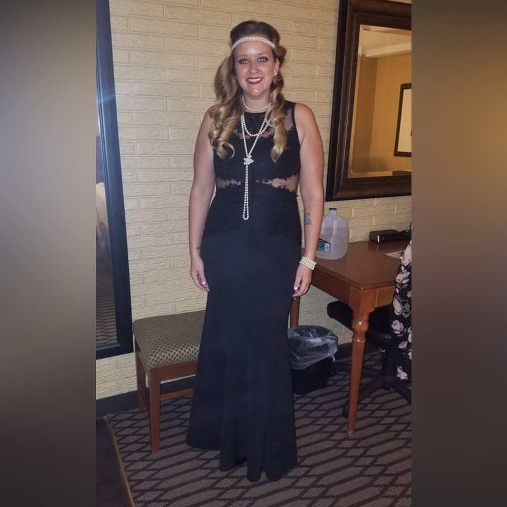 Black Windsor dress